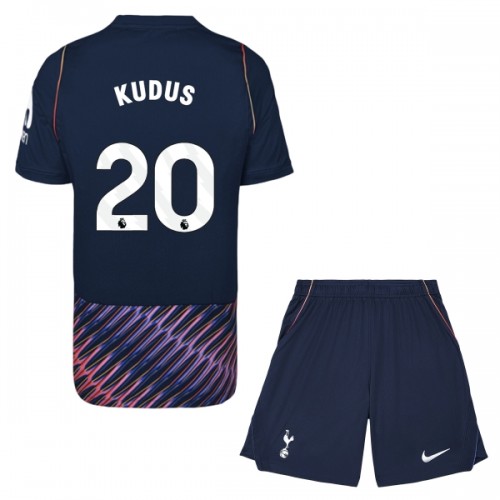 Original Trikotsatz Tottenham Hotspur Kudus 20 Auswärtstrikot 2026-27 Für Kinder Original Trikotsatz Tottenham Hotspur Kudus 20 Auswärtstrikot 2026-27 Für Kinder