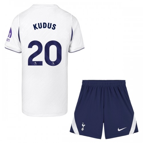 Original Trikotsatz Tottenham Hotspur Kudus 20 Heimtrikot 2026-27 Für Kinder Original Trikotsatz Tottenham Hotspur Kudus 20 Heimtrikot 2026-27 Für Kinder