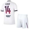Original Trikotsatz Paris Saint-Germain Desire Doue 14 Auswärtstrikot 2026-27 Für Kinder