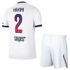 Original Trikotsatz Paris Saint-Germain Hakimi 2 Auswärtstrikot 2026-27 Für Kinder