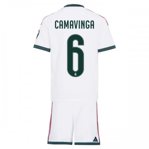 Original Trikotsatz Real Madrid Camavinga 6 Heimtrikot 2026-27 Für Kinder Original Trikotsatz Real Madrid Camavinga 6 Heimtrikot 2026-27 Für Kinder
