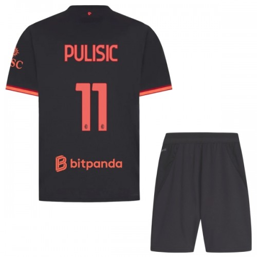 Original Trikotsatz AC Mailand Pulisic 11 Ausweichtrikot 2026-27 Für Kinder Original Trikotsatz AC Mailand Pulisic 11 Ausweichtrikot 2026-27 Für Kinder