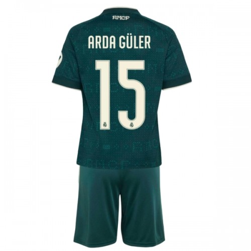 Original Trikotsatz Real Madrid Arda Guler 15 Auswärtstrikot 2026-27 Für Kinder Original Trikotsatz Real Madrid Arda Guler 15 Auswärtstrikot 2026-27 Für Kinder