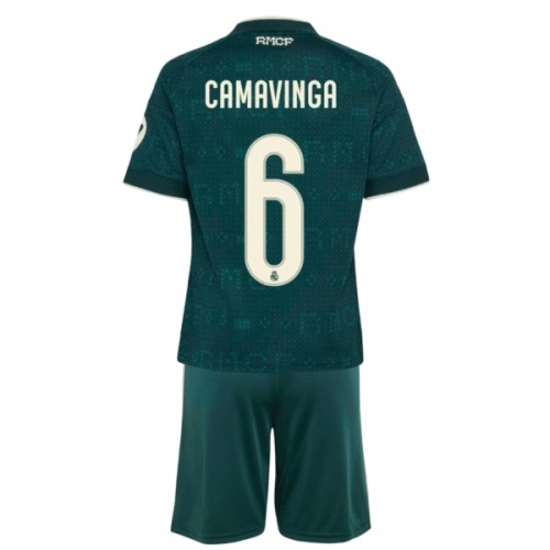 Original Trikotsatz Real Madrid Camavinga 6 Auswärtstrikot 2026-27 Für Kinder Original Trikotsatz Real Madrid Camavinga 6 Auswärtstrikot 2026-27 Für Kinder