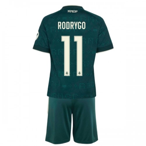 Original Trikotsatz Real Madrid Rodrygo 11 Auswärtstrikot 2026-27 Für Kinder Original Trikotsatz Real Madrid Rodrygo 11 Auswärtstrikot 2026-27 Für Kinder