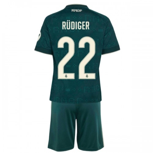 Original Trikotsatz Real Madrid Rudiger 22 Auswärtstrikot 2026-27 Für Kinder Original Trikotsatz Real Madrid Rudiger 22 Auswärtstrikot 2026-27 Für Kinder