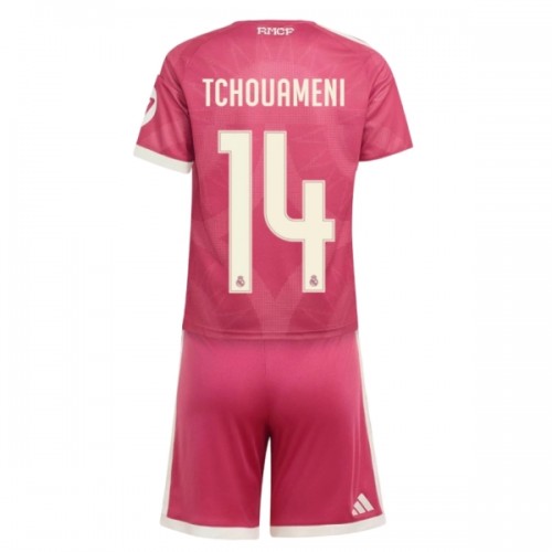 Original Trikotsatz Real Madrid Tchouameni 14 Ausweichtrikot 2026-27 Für Kinder Original Trikotsatz Real Madrid Tchouameni 14 Ausweichtrikot 2026-27 Für Kinder