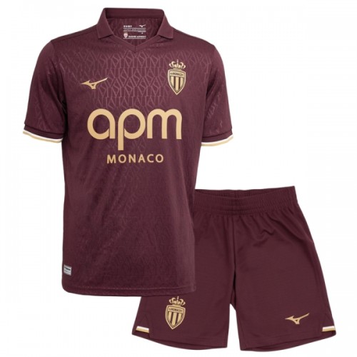 Original Trikotsatz AS Monaco Auswärtstrikot 2026-27 Für Kinder Original Trikotsatz AS Monaco Auswärtstrikot 2026-27 Für Kinder