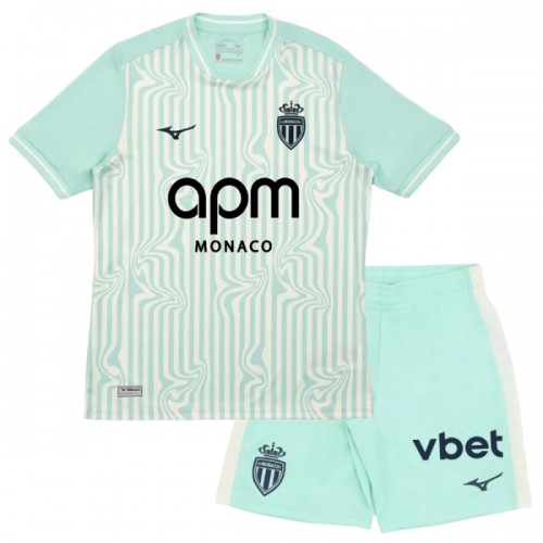 Original Trikotsatz AS Monaco Ausweichtrikot 2026-27 Für Kinder Original Trikotsatz AS Monaco Ausweichtrikot 2026-27 Für Kinder