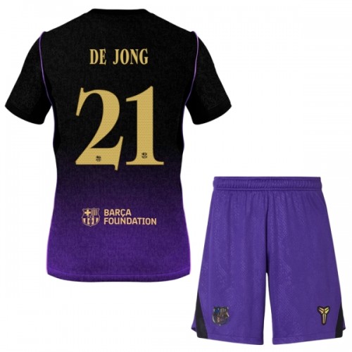 Original Trikotsatz FC Barcelona F. De Jong 21 Auswärtstrikot 2026-27 Für Kinder Original Trikotsatz FC Barcelona F. De Jong 21 Auswärtstrikot 2026-27 Für Kinder