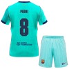 Original Trikotsatz FC Barcelona Pedri 8 Ausweichtrikot 2026-27 Für Kinder