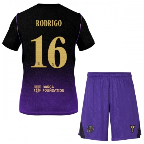 Original Trikotsatz FC Barcelona Rodrigo 16 Auswärtstrikot 2026-27 Für Kinder Original Trikotsatz FC Barcelona Rodrigo 16 Auswärtstrikot 2026-27 Für Kinder