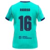 Original Trikotsatz FC Barcelona Rodrigo 16 Ausweichtrikot 2026-27 Für Kinder
