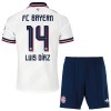 Original Trikotsatz FC Bayern München Luis Diaz 14 Auswärtstrikot 2026-27 Für Kinder Original Trikotsatz FC Bayern München Luis Diaz 14 Auswärtstrikot 2026-27 Für Kinder