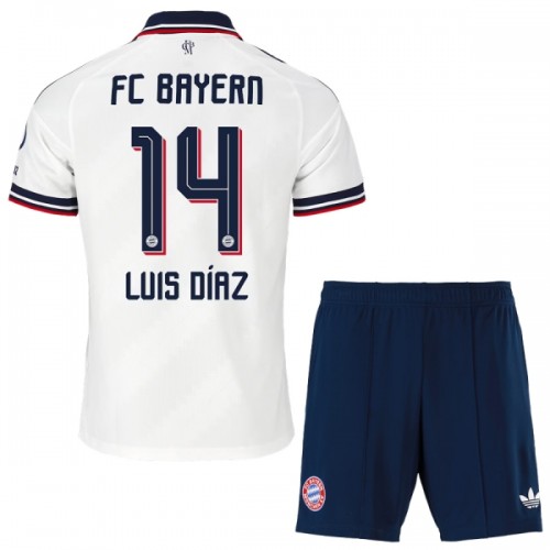 Original Trikotsatz FC Bayern München Luis Diaz 14 Auswärtstrikot 2026-27 Für Kinder Original Trikotsatz FC Bayern München Luis Diaz 14 Auswärtstrikot 2026-27 Für Kinder
