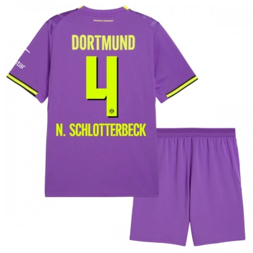 Original Trikotsatz Borussia Dortmund N. Schlotterbeck 4 Ausweichtrikot 2026-27 Für Kinder Original Trikotsatz Borussia Dortmund N. Schlotterbeck 4 Ausweichtrikot 2026-27 Für Kinder