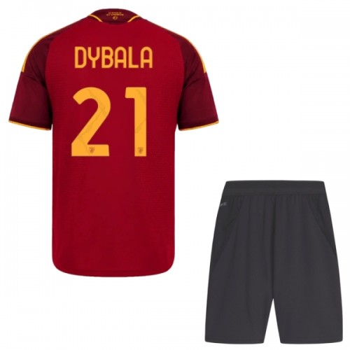 Original Trikotsatz AS Rom Dybala 21 Heimtrikot 2026-27 Für Kinder Original Trikotsatz AS Rom Dybala 21 Heimtrikot 2026-27 Für Kinder