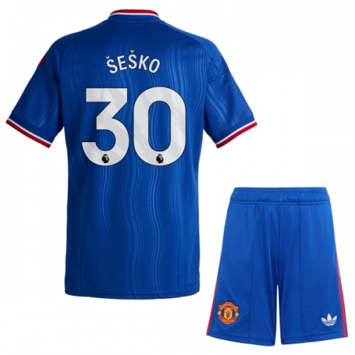 Original Trikotsatz Manchester United Sesko 30 Auswärtstrikot 2026-27 Für Kinder Original Trikotsatz Manchester United Sesko 30 Auswärtstrikot 2026-27 Für Kinder