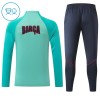 Barcelona Training Sweatshirts Quarter-zip 2026-27 Grüne Für Kinder