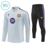 Barcelona Training Sweatshirts Quarter-zip 2026-27 Weiße Für Kinder