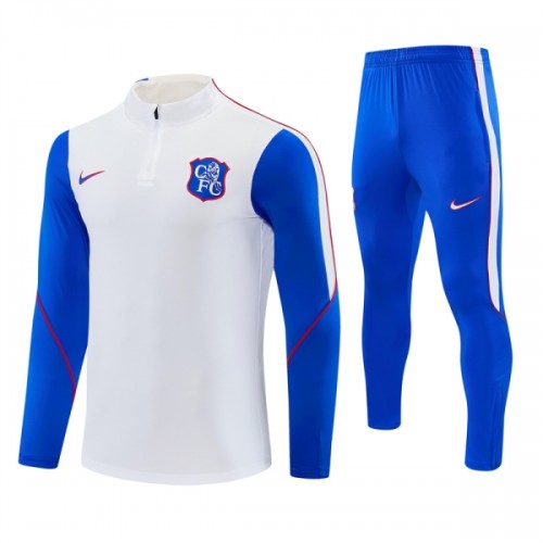 Chelsea Training Sweatshirts Quarter-zip 2026-27 Weiße Für Herren Chelsea Training Sweatshirts Quarter-zip 2026-27 Weiße Für Herren