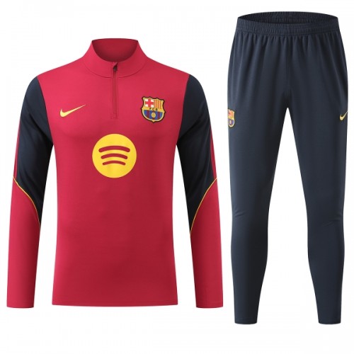 FC Barcelona Training Sweatshirts Quarter-zip 2026-27 Rote Für Herren FC Barcelona Training Sweatshirts Quarter-zip 2026-27 Rote Für Herren
