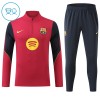 FC Barcelona Training Sweatshirts Quarter-zip 2026-27 Rote Für Kinder FC Barcelona Training Sweatshirts Quarter-zip 2026-27 Rote Für Kinder