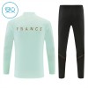 Frankreich Training Sweatshirts Quarter-zip 2026-27 Weiße Für Kinder