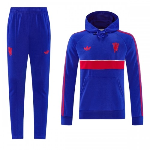 Manchester United Hoodie Training Sweatshirts 2026-27 Blaue Für Herren Manchester United Hoodie Training Sweatshirts 2026-27 Blaue Für Herren
