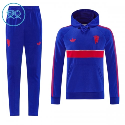 Manchester United Hoodie Training Sweatshirts 2026-27 Blaue Für Kinder Manchester United Hoodie Training Sweatshirts 2026-27 Blaue Für Kinder