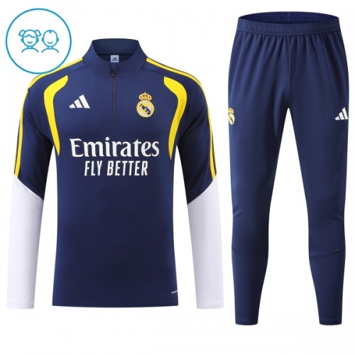 Real Madrid Training Sweatshirts Quarter-zip 2026-27 Blaue Für Kinder Real Madrid Training Sweatshirts Quarter-zip 2026-27 Blaue Für Kinder