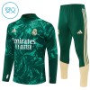 Real Madrid Training Sweatshirts Quarter-zip 2026-27 Grüne Für Kinder