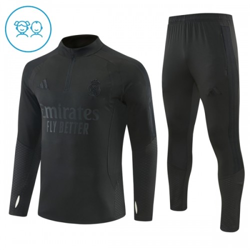 Real Madrid Training Sweatshirts Quarter-zip 2026-27 Schwarze Für Kinder Real Madrid Training Sweatshirts Quarter-zip 2026-27 Schwarze Für Kinder