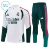 Real Madrid Training Sweatshirts Quarter-zip 2026-27 Weiße Für Kinder