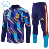Spanien Training Sweatshirts Quarter-zip 2026-27 Blaue Für Kinder Spanien Training Sweatshirts Quarter-zip 2026-27 Blaue Für Kinder