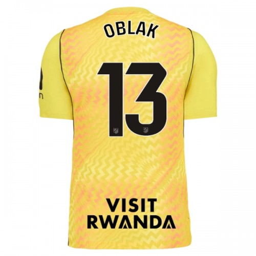 Original Fußballtrikot Atlético Madrid Oblak 13 Torwart 2026-27 Gelbe Für Herren Original Fußballtrikot Atlético Madrid Oblak 13 Torwart 2026-27 Gelbe Für Herren
