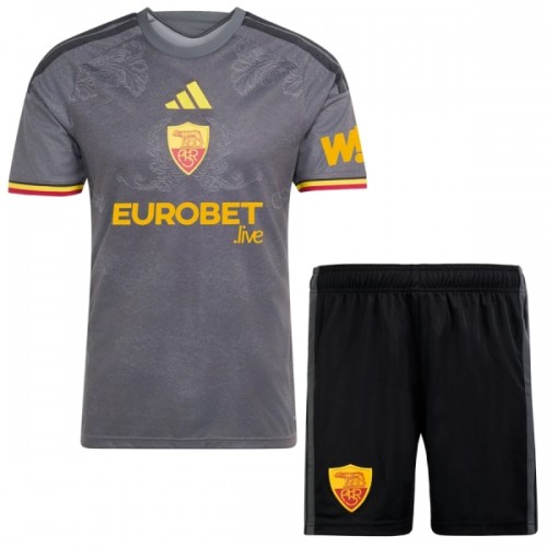 Original Trikotsatz AS Rom Ausweichtrikot 2026-27 Für Kinder Original Trikotsatz AS Rom Ausweichtrikot 2026-27 Für Kinder
