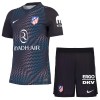 Original Trikotsatz Atlético Madrid Oblak 13 Torwart 2026-27 Schwarze Für Kinder