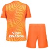 Original Trikotsatz Atlético Madrid Orange Version Torwart 2026-27 Für Kinder