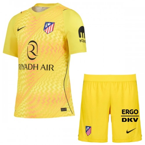 Original Trikotsatz Atlético Madrid Torwart 2026-27 Gelbe Für Kinder Original Trikotsatz Atlético Madrid Torwart 2026-27 Gelbe Für Kinder