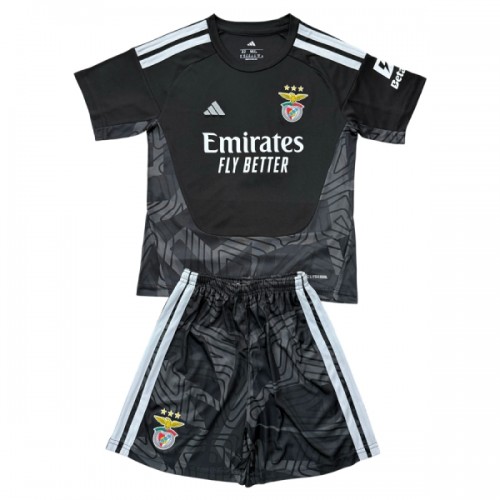 Original Trikotsatz SL Benfica Lissabon Torwart 2026-27 Schwarze Für Kinder Original Trikotsatz SL Benfica Lissabon Torwart 2026-27 Schwarze Für Kinder