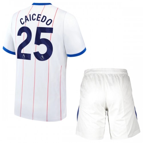 Original Trikotsatz Chelsea Caicedo 25 Ausweichtrikot 2026-27 Für Kinder Original Trikotsatz Chelsea Caicedo 25 Ausweichtrikot 2026-27 Für Kinder