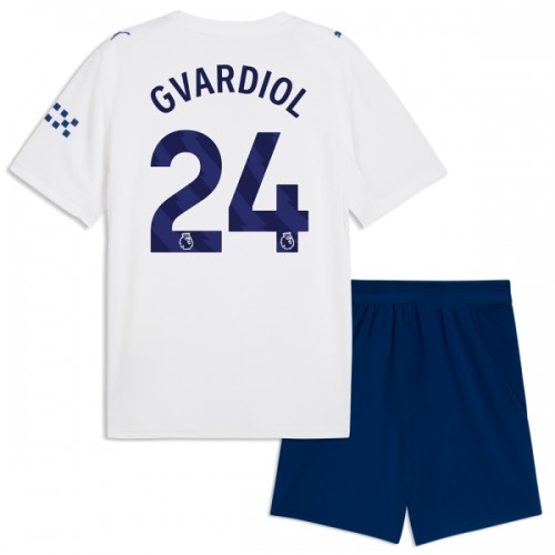 Original Trikotsatz Manchester City Gvardiol 24 Ausweichtrikot 2026-27 Für Kinder Original Trikotsatz Manchester City Gvardiol 24 Ausweichtrikot 2026-27 Für Kinder
